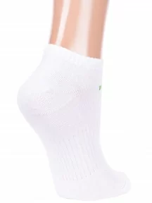 Женские спортивные носки Альтаир, А217, БЕЛЫЕ с зеленым