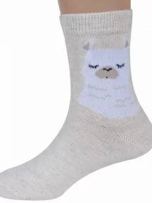 Детские носки RuSocks (Орудьевский трикотаж), Д3-13159, рис. 04, МОЛОЧНЫЕ