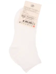 Женские полушерстяные носки RuSocks (Орудьевский трикотаж) БЕЛЫЕ (Ж-23801)