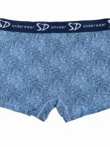 Мужские трусы-боксеры SD (by Salvador Dali), SD2055-1, ГОЛУБЫЕ