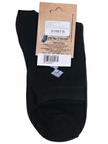Мужские носки Альтаир, С45, ЧЕРНЫЕ со светло-серым
