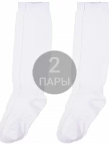 Комплект из 2 пар мужских спортивных гольфов Альтаир БЕЛЫЕ (2-М95)