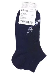 Женские носки Брестские (БЧК) рис. 655, ТЕМНО-СИНИЕ (14с1101)