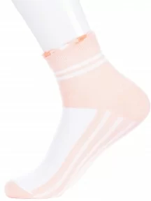 Детские носки LORENZline, П5, БЕЛО-ПЕРСИКОВЫЕ