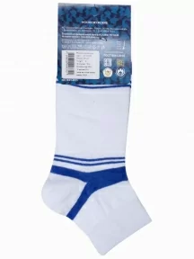 Мужские носки "Борисоглебский трикотаж", 4С1005, №1 БЕЛЫЕ с синими полосками