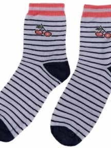 Детские носки RuSocks (Орудьевский трикотаж), Д-31353, рис. 04, БЕЛО-СИНИЕ