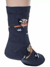 Детские носки "Носкофф" (АЛСУ), НД1, рис. 4095, ТЕМНО-СЕРЫЕ