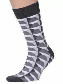 Мужские носки MSCLUB №М31, nm-334, СЕРЫЕ