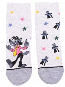 Женские носки Брестские (БЧК), 23С1161, рис. 633, СВЕТЛО-СЕРЫЕ МЕЛАНЖ