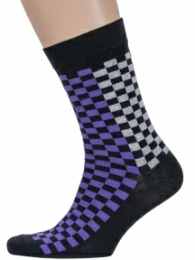 Мужские носки "Борисоглебский трикотаж", 4С232, ЧЕРНЫЕ