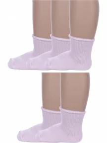 Комплект из 5 пар детских носков Альтаир, 5-С63, СВЕТЛО-РОЗОВЫЕ
