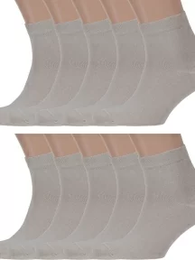 Комплект из 10 пар мужских носков Брестские (БЧК), 10-14С2124, рис. 000, ПЕСОЧНЫЕ