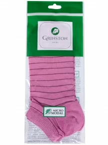 Женские носки из микромодала Grinston socks (PINGONS), 15D34, РОЗОВЫЕ