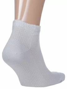 Мужские короткие носки из микромодала Grinston socks (PINGONS), 15D10, СВЕТЛО-СЕРЫЕ