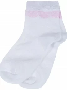 Детские бамбуковые носки "Борисоглебский трикотаж", 8С938, БЕЛЫЕ