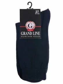 Мужские носки GRAND LINE, М-72, ТЕМНО-СИНИЕ
