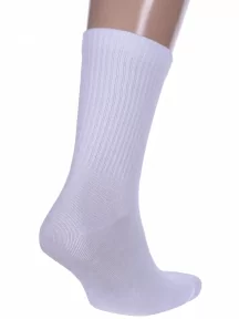 Мужские спортивные носки GRAND LINE, С-46, БЕЛЫЕ