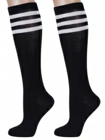 Комплект из 2 пар детских гольфов Красная ветка, 2-С-796, ЧЕРНЫЕ