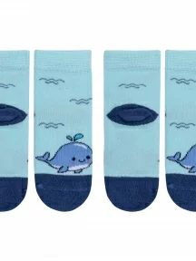 Комплект из 2 пар детских носков Брестские (БЧК), 2-14С3081, рис. 670, СВЕТЛО-ЛАЗУРНЫЕ