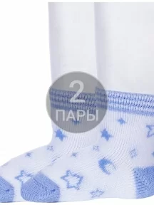 Комплект из 2 пар детских махровых носков Conte kids, 2-21С-13/1СП, рис. 602, СВЕТЛО-ГОЛУБЫЕ