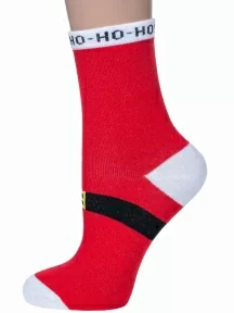 Женские носки RuSocks (Орудьевский трикотаж), Ж3-13849, рис. 04, КРАСНЫЕ