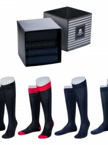 Набор мужских гольфов из мерсеризованного хлопка, 4 пары (ТМ Sergio di Calze), PG-19SC1/2/3-4, микс 2