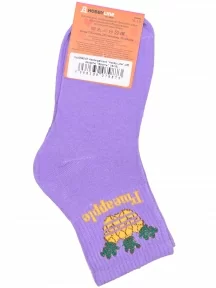 Детские спортивные носки Hobby Line, Ндх3592-07, СИРЕНЕВЫЕ