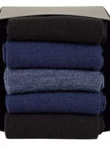 Набор из 5 пар мужских шерстяных носков (ТМ Sergio di Calze), PG-21SC2-5, микс