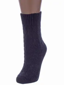 Женские полушерстяные носки RuSocks (Орудьевский трикотаж) ТЕМНО-СИНИЕ (Ж-185)