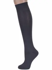 Женские гольфы RuSocks (Орудьевский трикотаж) ТЕМНО-СЕРЫЕ (Ж-160/1)