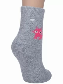 Детские махровые носки Hobby Line, 7617-6, СВЕТЛО-СЕРЫЕ