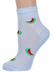 Детские носки "Борисоглебский трикотаж", 8С3000/2, ГОЛУБЫЕ