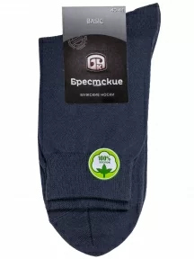 Мужские носки из 100% хлопка Брестские (БЧК), 15С2225, рис. 000, ТЕМНО-СЕРЫЕ