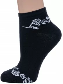 Женские носки VASILINA, 1С3202, ЧЕРНЫЕ