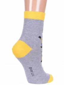 Женские носки серии Миньоны Брестские (БЧК), 20С1124, рис. 309, СЕРЫЕ МЕЛАНЖ