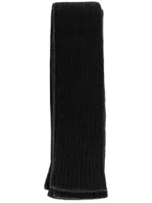 Женские короткие гетры RuSocks (Орудьевский трикотаж) ЧЕРНЫЕ (60 см) (5564-12)