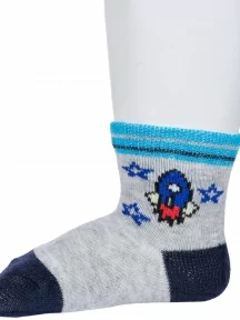 Детские носки "Борисоглебский трикотаж", 8СМ1005/1, СЕРЫЕ