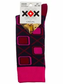 Носки unisex ХОХ FANTASY, XF-52, ТЕМНО-СИНИЕ