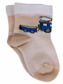 Детские носки LORENZline, Л87, БЕЖЕВО-БЕЛЫЕ