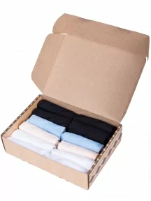 Набор женских носков из микромодала, 12 пар (ТМ Grinston socks), PG-17D3-12, микс 2