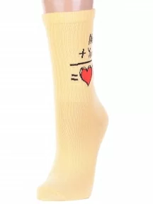 Женские спортивные носки Брестские (БЧК), 21С4201, рис. 152, ЖЕЛТЫЕ