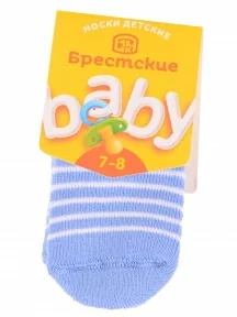 Детские махровые носки Брестские (БЧК), 14С3060, рис. 495, ГОЛУБЫЕ