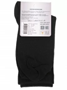 Мужские спортивные носки "Борисоглебский трикотаж", 4С305, ЧЕРНЫЕ