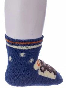 Детские махровые носки Conte kids, 7С-53СП, рис. 469, СИНИЕ