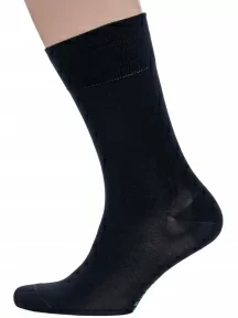 Набор мужских носков из мерсеризованного хлопка, 30 пар (ТМ Grinston socks), PG-15D3-30, черные