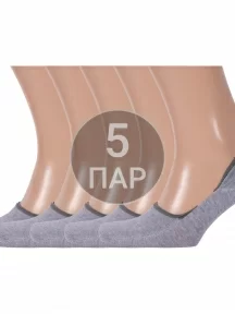 Комплект из 5 пар мужских подследников Брестские (БЧК) рис. 000, СЕРЫЕ (5-18С2322)