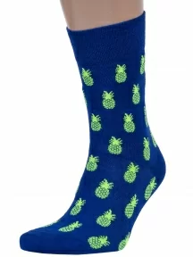 Мужские носки DiWaRi, 20С-37СП, рис. 145, СИНИЕ