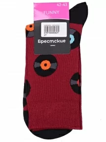 Мужские носки Брестские (БЧК), 16С2127, рис. 527, ТЕМНО-БОРДОВЫЕ