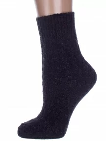 Женские полушерстяные носки RuSocks (Орудьевский трикотаж), Ж-185, ЧЕРНЫЕ