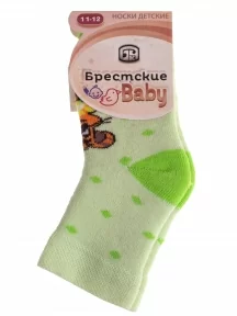 Детские махровые носки Брестские(БЧК), 14С3060, рис. 821, МЯТНАЯ СВЕЖЕСТЬ